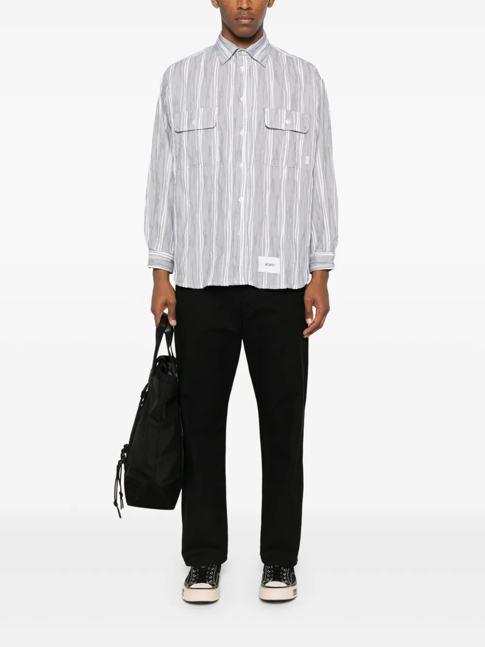WTAPS Dobby shirt - Zwart
