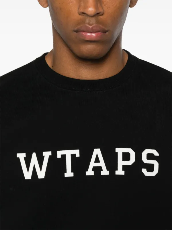 WTAPS Academy ロゴ スウェットシャツ | ブラック | FARFETCH JP
