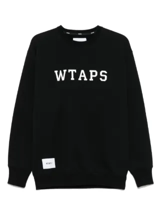 WTAPS Academy ロゴ スウェットシャツ | ブラック | FARFETCH JP