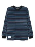WTAPS striped T-shirt - Purple