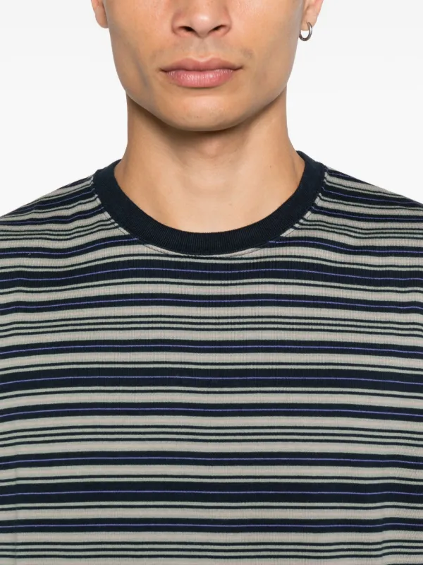 WTAPS ストライプ Tシャツ | グレー | FARFETCH JP