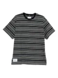 WTAPS striped T-shirt - Grey