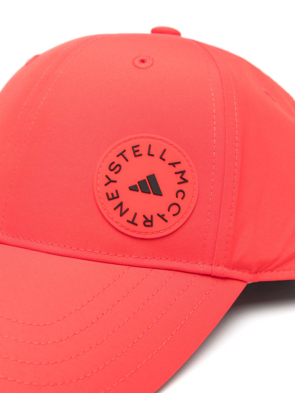 adidas by Stella McCartney Pet met logo-applicatie - Rood