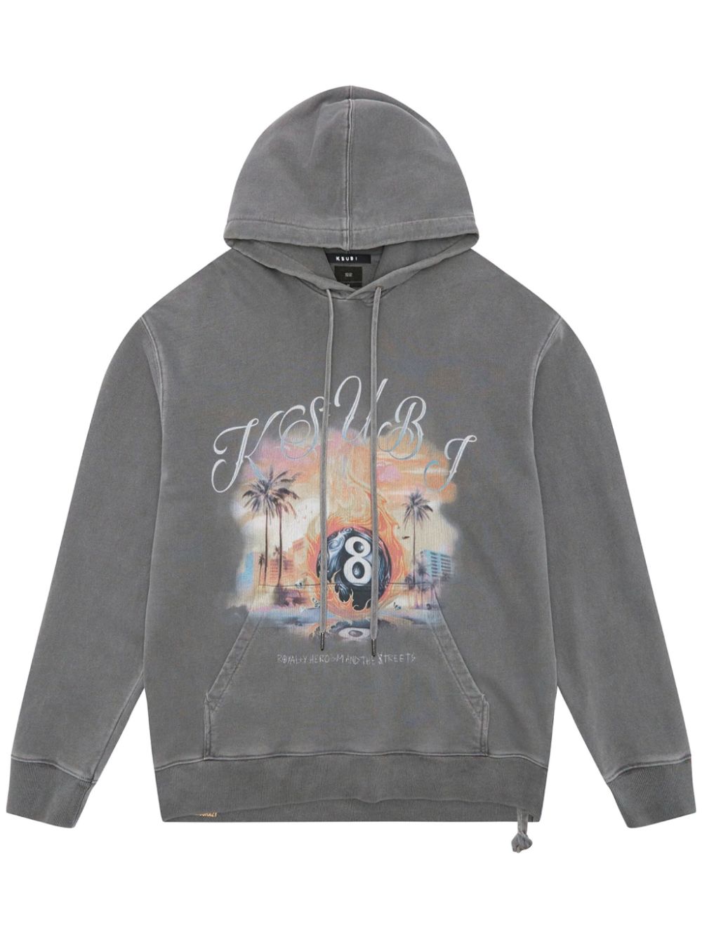 Ksubi World Order Biggie hoodie - Grey