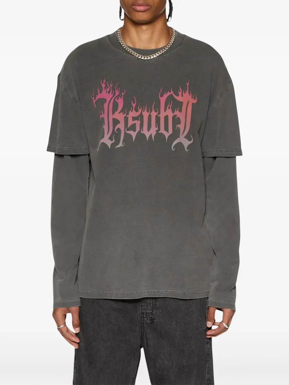 KSUBI FUEGO LAYERED T-SHIRT 