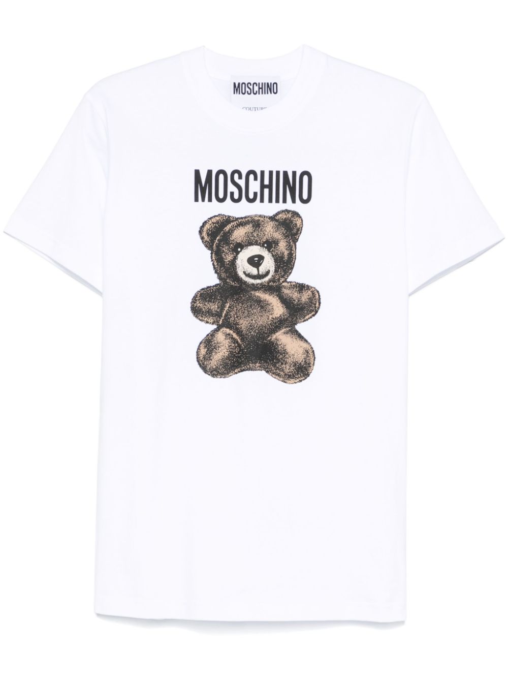 Moschino T-shirt met teddybeerprint Wit