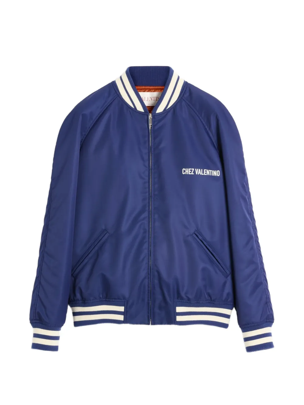 Valentino Garavani Bomber con stampa - Blu