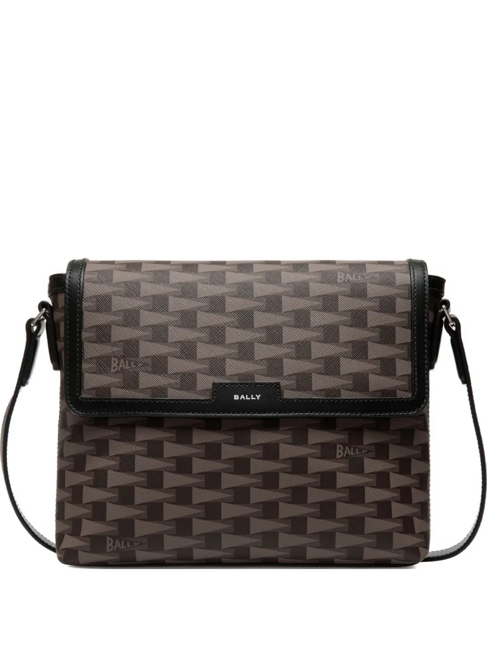 Bally Pennant-print messenger bag | Black | Image 1