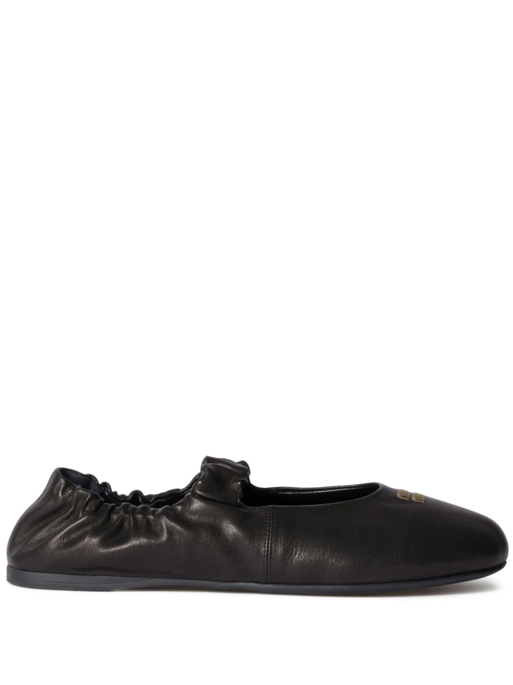 Image 1 of Miu Miu leather ballet flats