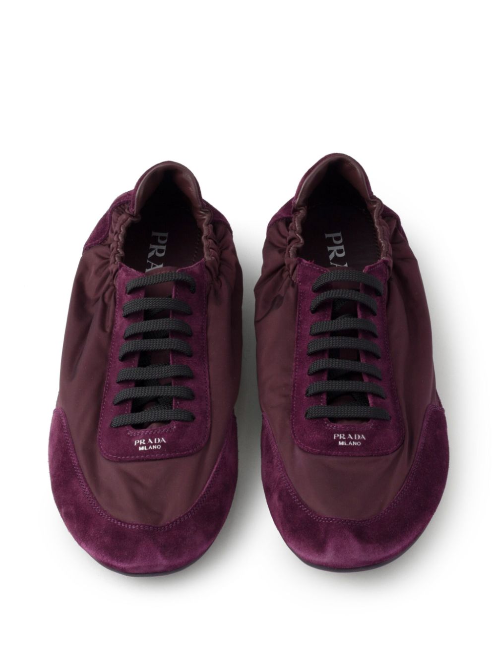 Prada panelled sneakers Purple