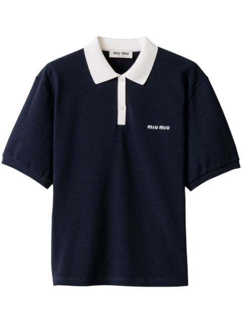 Miu Miu Klassisches Poloshirt