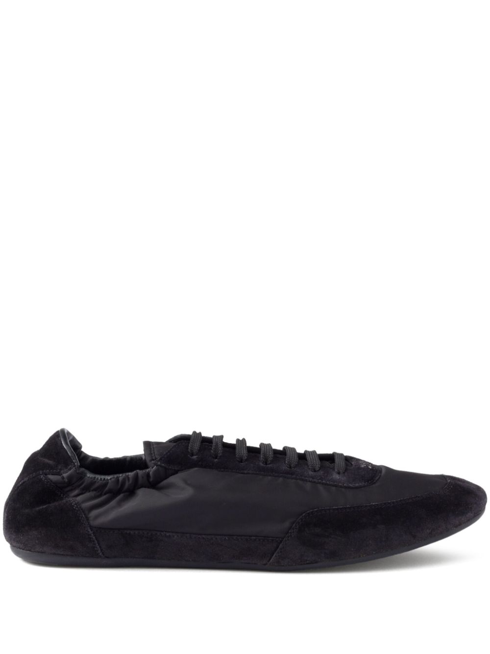 Prada panelled sneakers Black