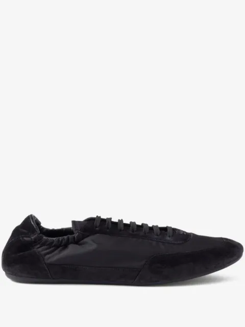 Prada Collapse Re-nylon and suede sneakers