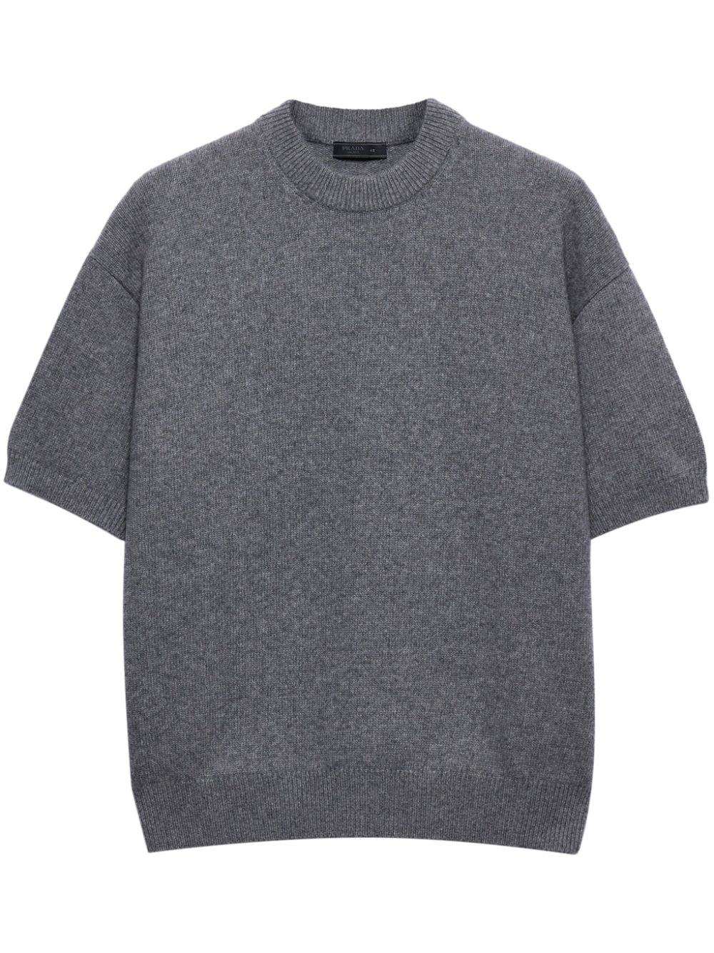 cashmere short-sleeve sweater