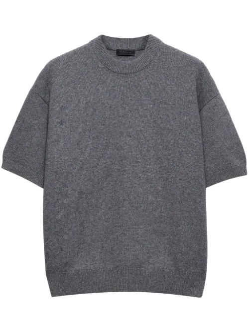 Pull en cachemire à manches courtes - Prada - Modalova