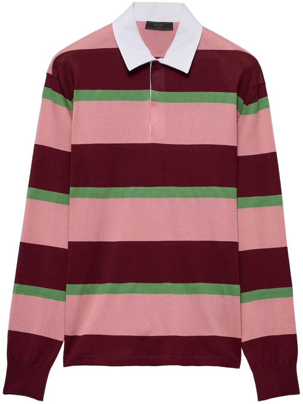 striped polo shirt