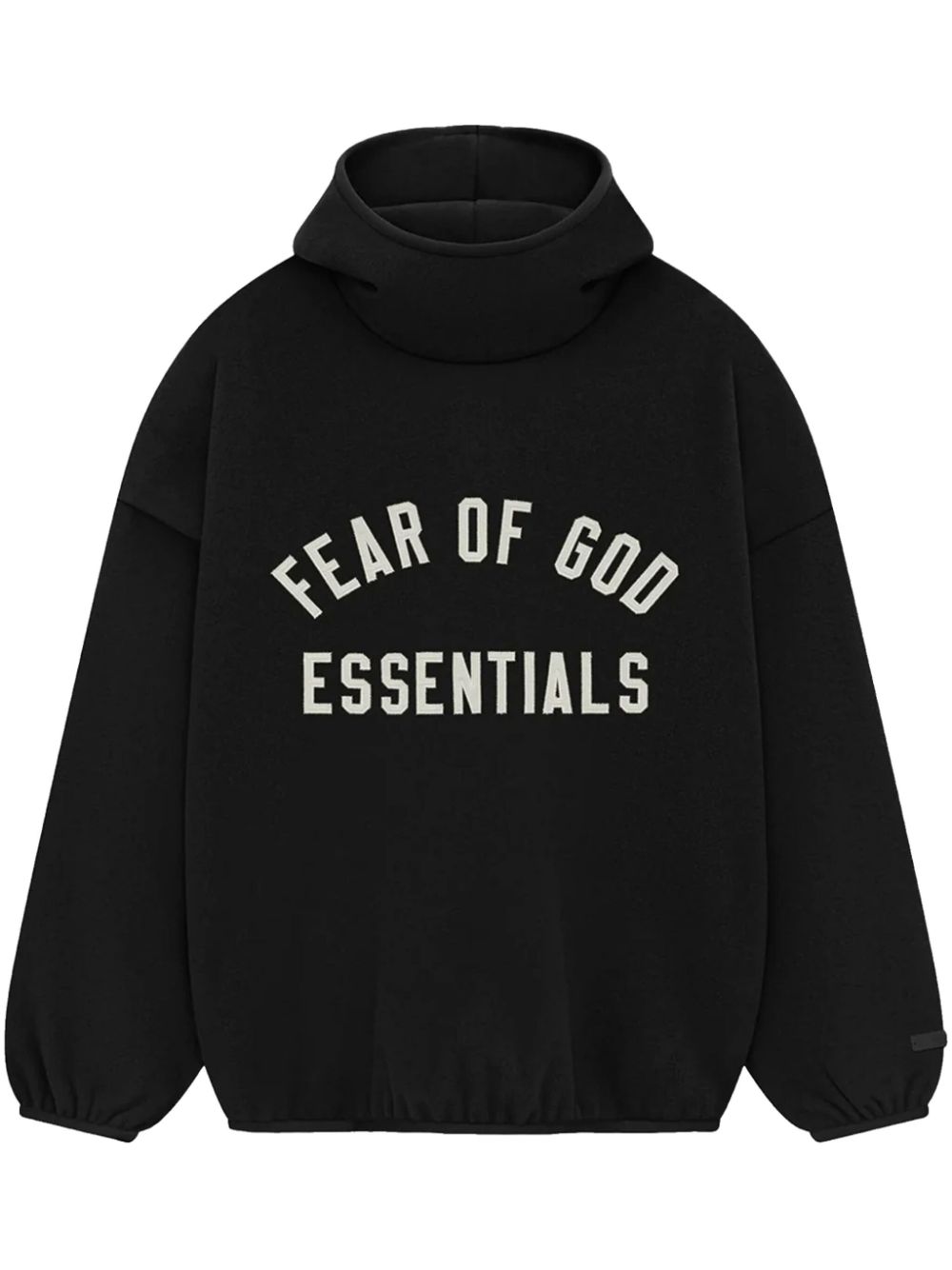 FEAR OF GOD ESSENTIALS logo print Hoodie Black FARFETCH