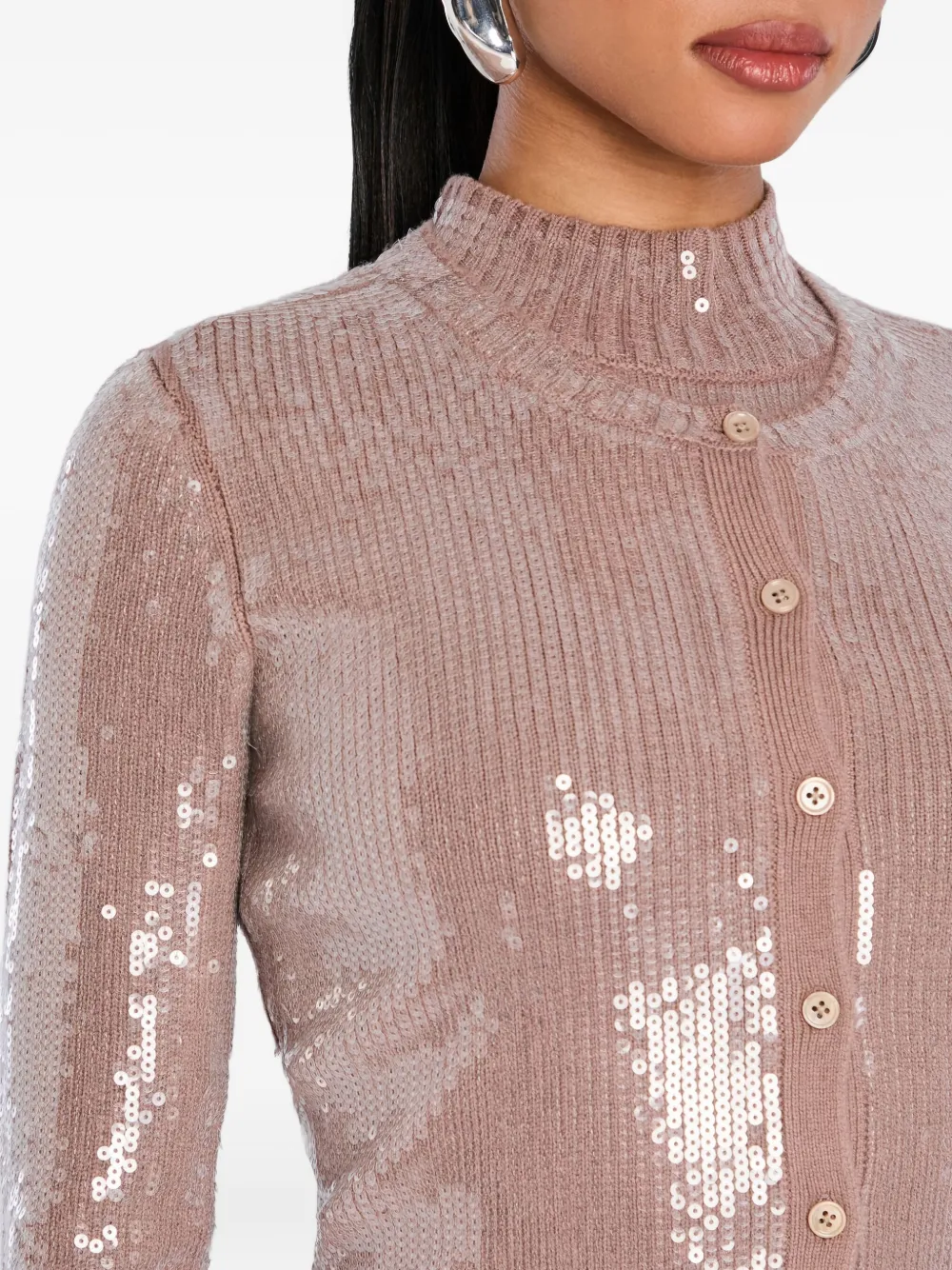 Retroféte Annamarie Cardigan In Pink