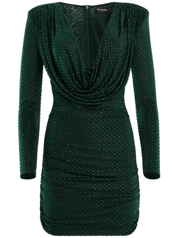 Retrofete Alpine Mini Dress - Green Retrofete Alpine Mini Dress - Green