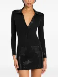 Retrofete Santana embellished knit dress - Black