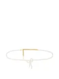 Retrofete Anita pearl belt - White