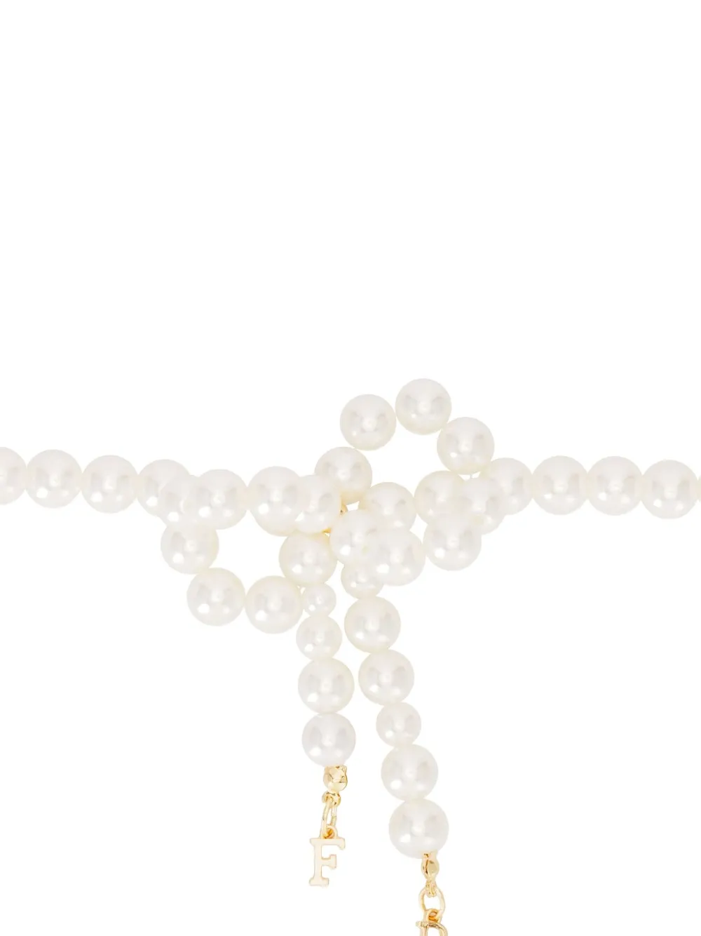 Retroféte Anita Pearl Belt In White