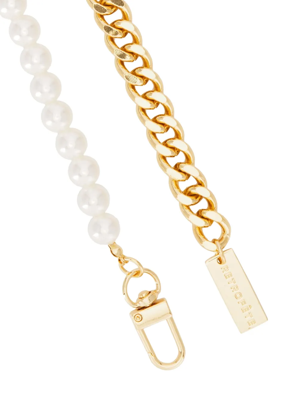 Retroféte Anita Pearl Belt In White