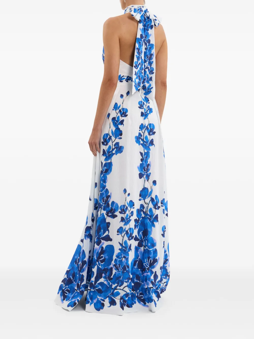 Rebecca Vallance Maxi-jurk met bloemenprint Wit