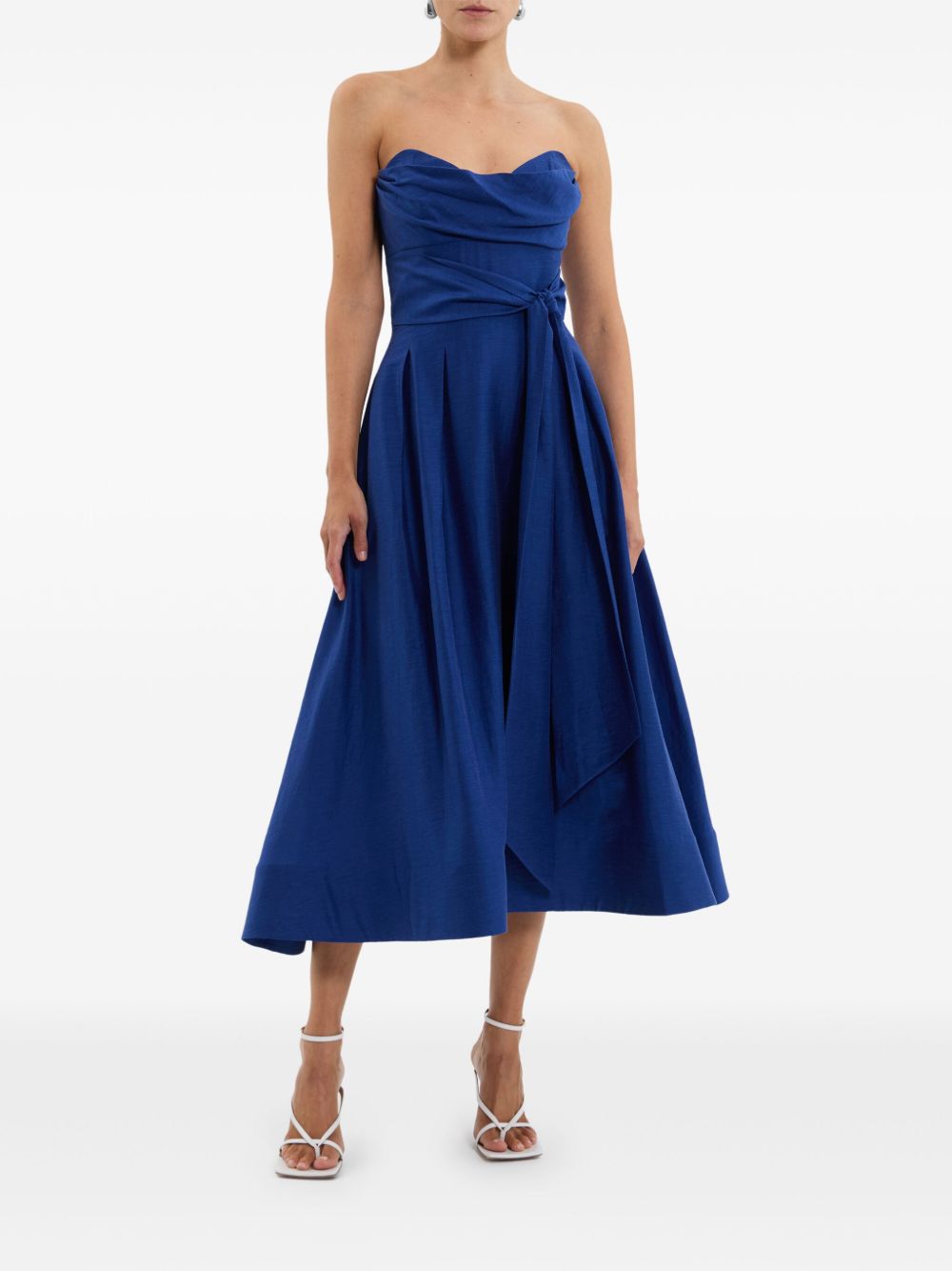 Rebecca Vallance Cera midi dress - Blauw