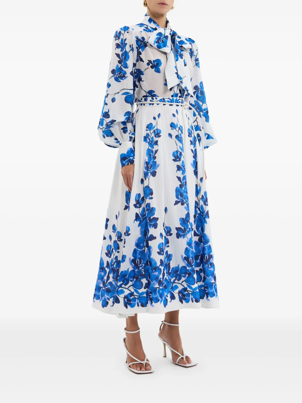 Rebecca Vallance Blouse met bloemenpatroon Wit