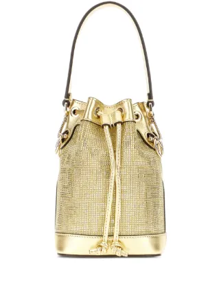 FENDI Mini Mon Tresor Bucket Bag | Gold | FARFETCH