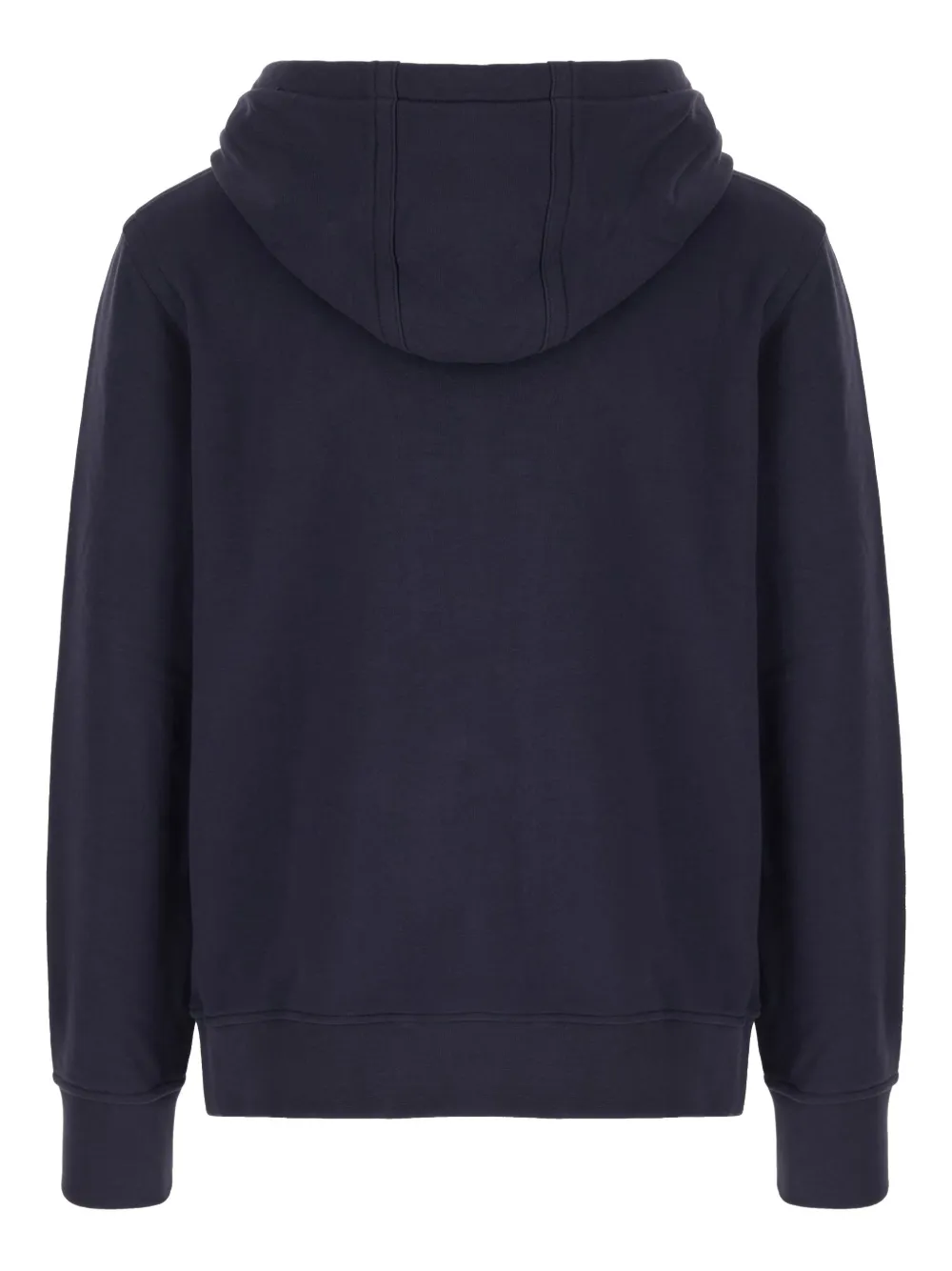 ETRO logo zip-up hoodie - Blauw