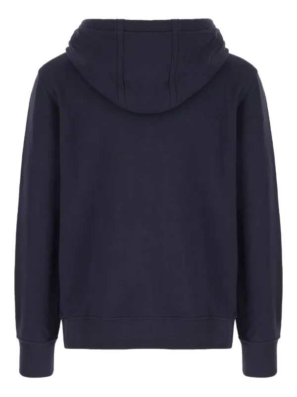 【送料&関税込】Etro Logo Hoodie ETRO Logo zip-up Hoodie | Blue | FARFETCH