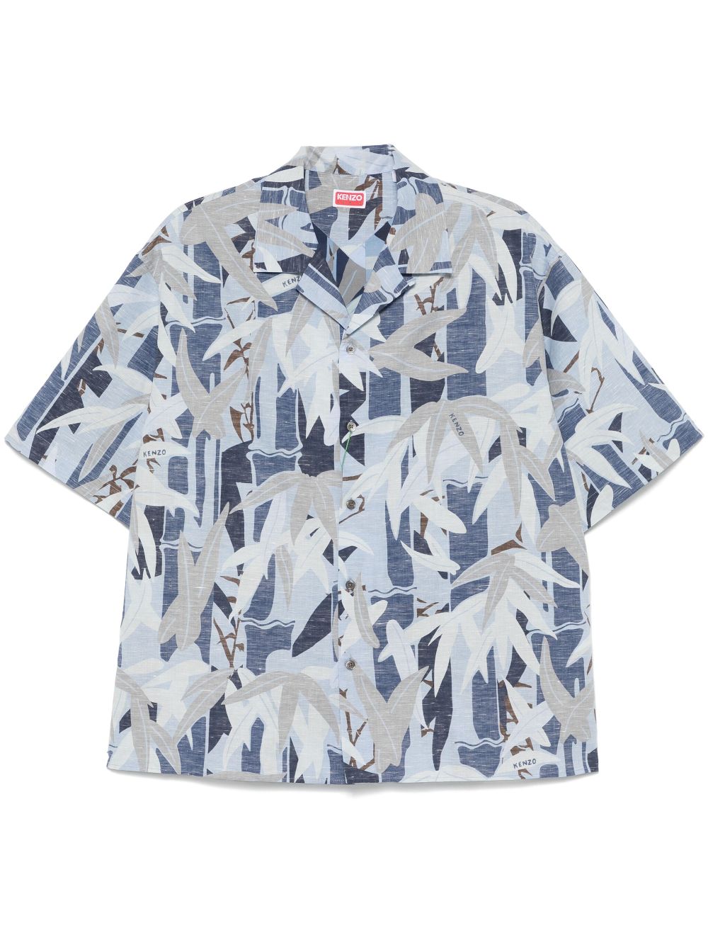 Chiku-Rin Camo Hawaiian shirt