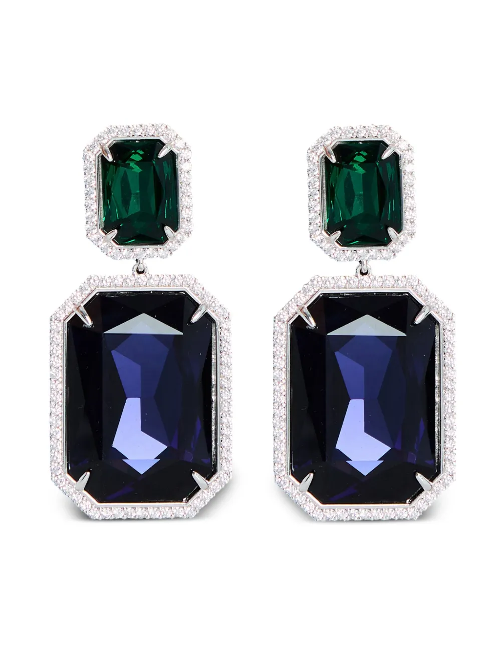 Retrofete aretes Cora | azul | Image 1