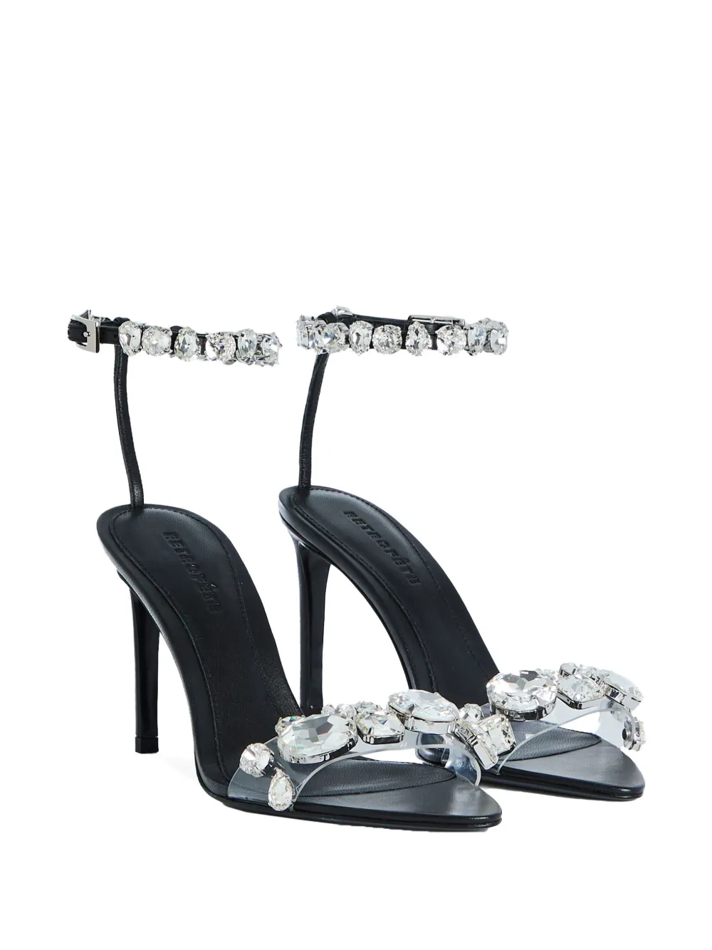 Retrofete 90mm Hanna sandals Black