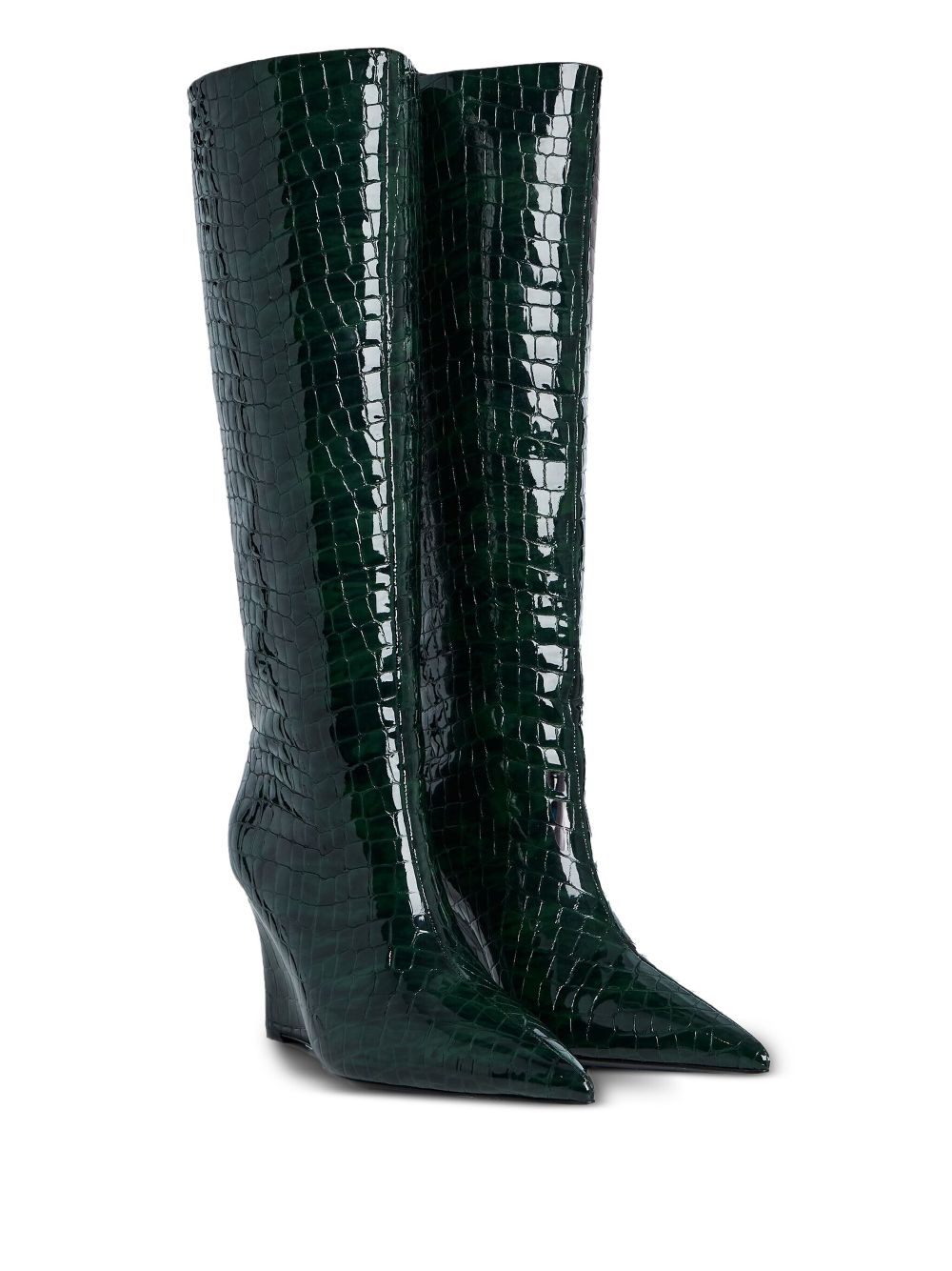 Retrofete Natassa wedge boots - Groen