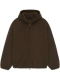 FEAR OF GOD ESSENTIALS hooded bomber jacket - Brown