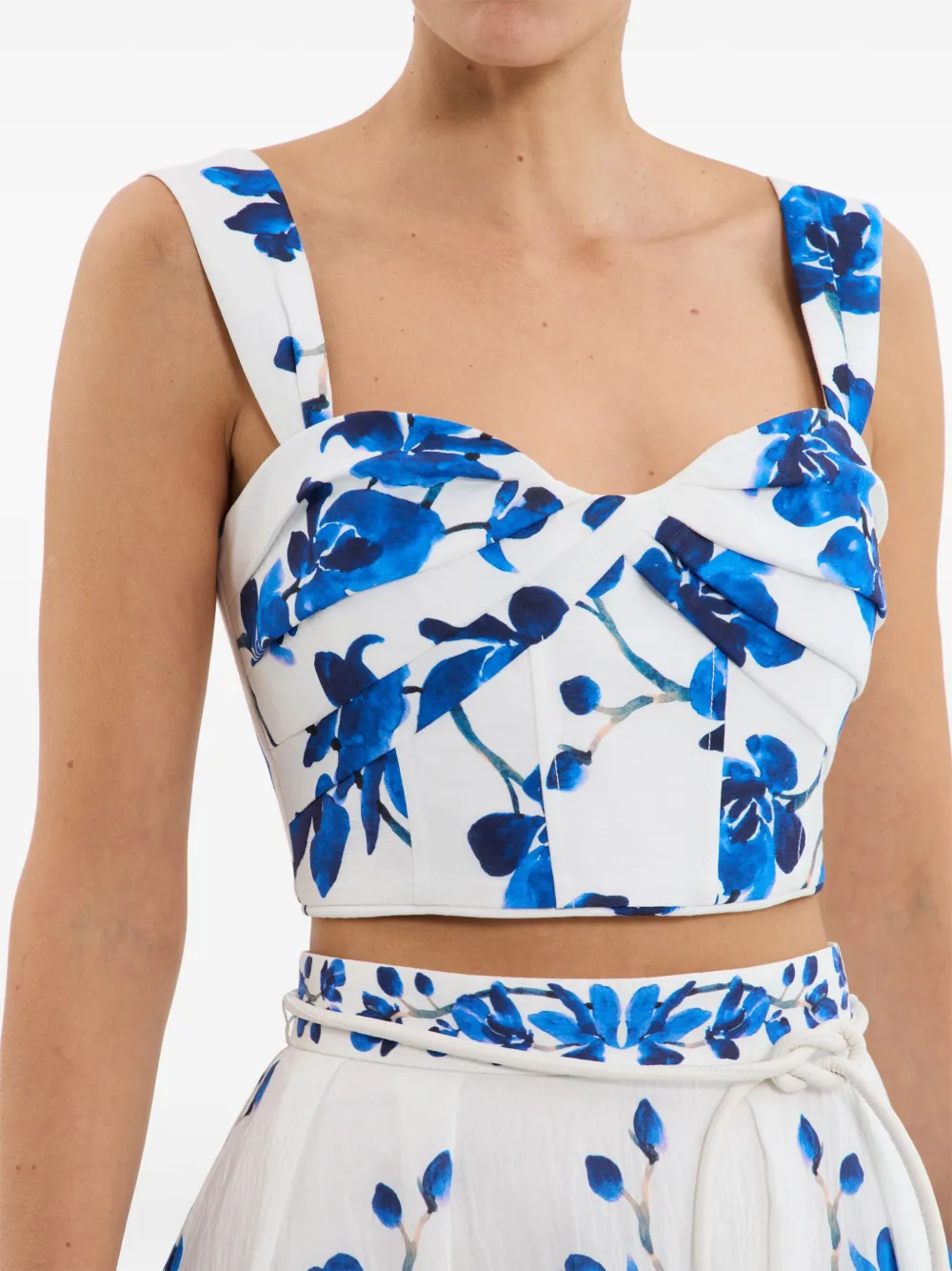 Rebecca Vallance Top met bloemenprint Wit