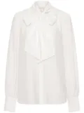 Rebecca Vallance bow-collar shirt - White