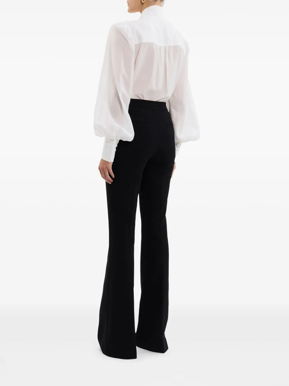 Rebecca Vallance Blouse met strikkraag Wit