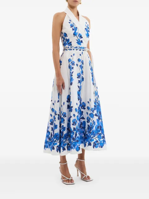Rebecca Vallance floral-motif midi dress 25011907 - 2