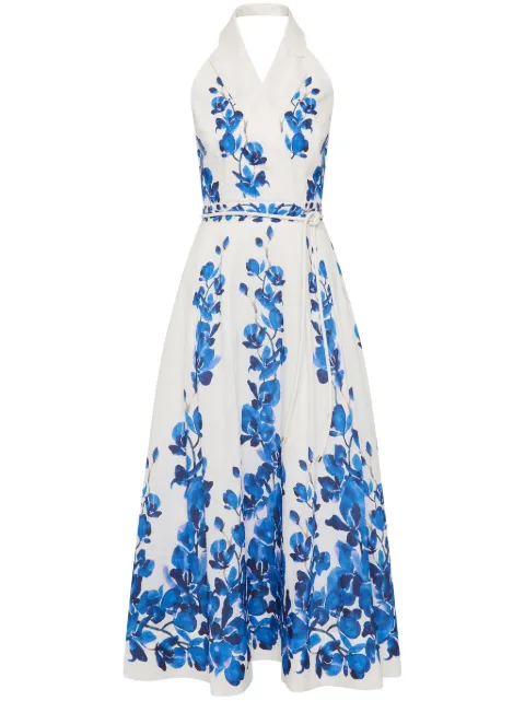Rebecca Vallance floral-motif midi dress