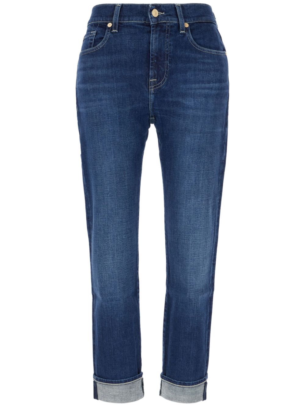 straight-leg jeans