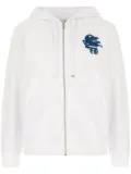 ETRO zip-up hoodie - White