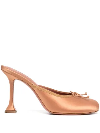 AMINA MUADDI GILDASANDALSATINRASBERYY 関税送料込 Amina Muaddi Brigitte 95MM Patent Leather Mules | Saks Fifth