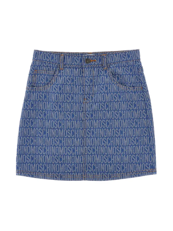 ミニスカート MOSCHINO Women Skirts J0124 0522 0285 Blue 22363476_52320430_600.jpg