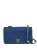 CHANEL Pre-Owned 1990 mini Full Flap shoulder bag - Blue