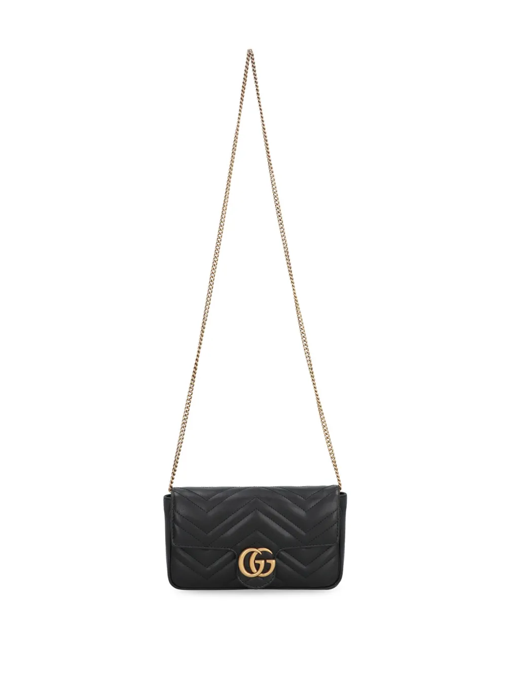 Gucci GG Marmont kleine crossbodytas Zwart