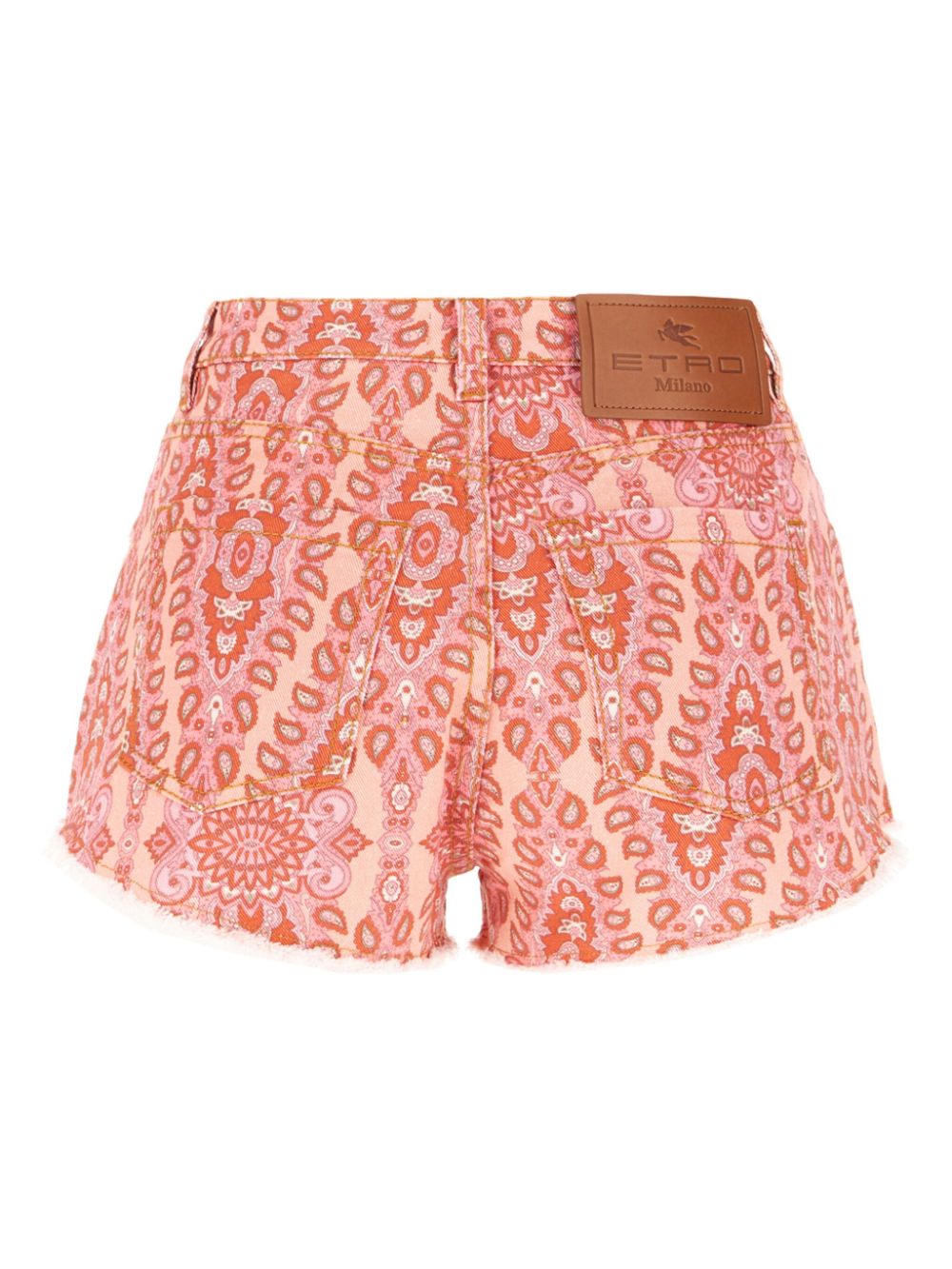 ETRO Spijkershorts met paisley-print - Roze